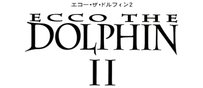 Ecco the Dolphin II logo for Sega Mega Drive